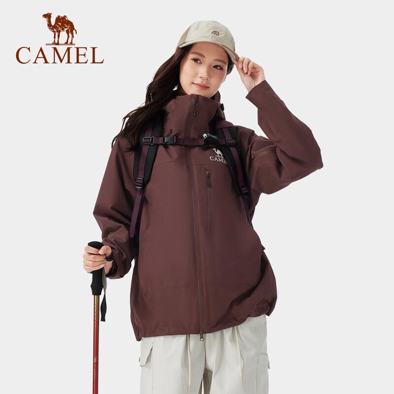 Camel Unisex 3-in-1 All-Weather Hiking Jacket