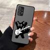 Phone Cover Case for Samsung Galaxy A16 A15 A14 A23 A73 A33 A54 A52S A72 A34 A36 A53 A35 A17 A52 A56 A55 Music Cat