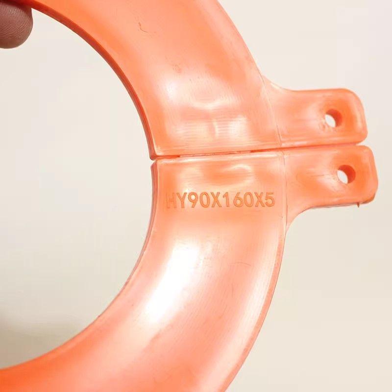 Self-Locking Wear-Resistant Excavator Bucket Pin Shim with Round Opening