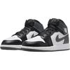 New Jordan Air Jordan 1 Slip-Resistant Cushioning Mid-Top Kids' Running Shoes Black Gray Color Kids' DQ8423-001
