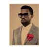 Kanye West Hip Hop Rapper Poster - Decorative Wall Art for Bar or Cafe (661)