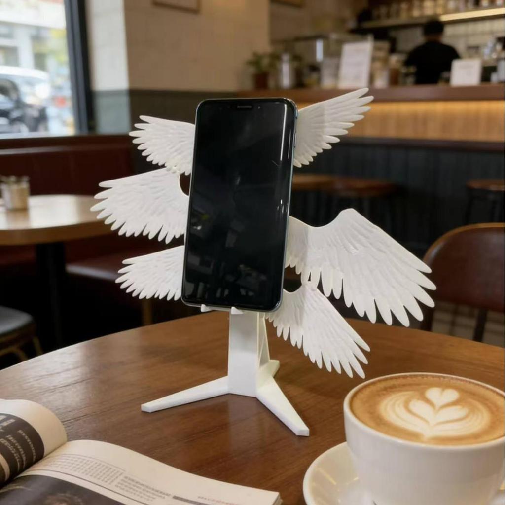 Six-Winged Angel Foldable Mobile Phone & Desktop Stand for Streaming & Binge-Watching