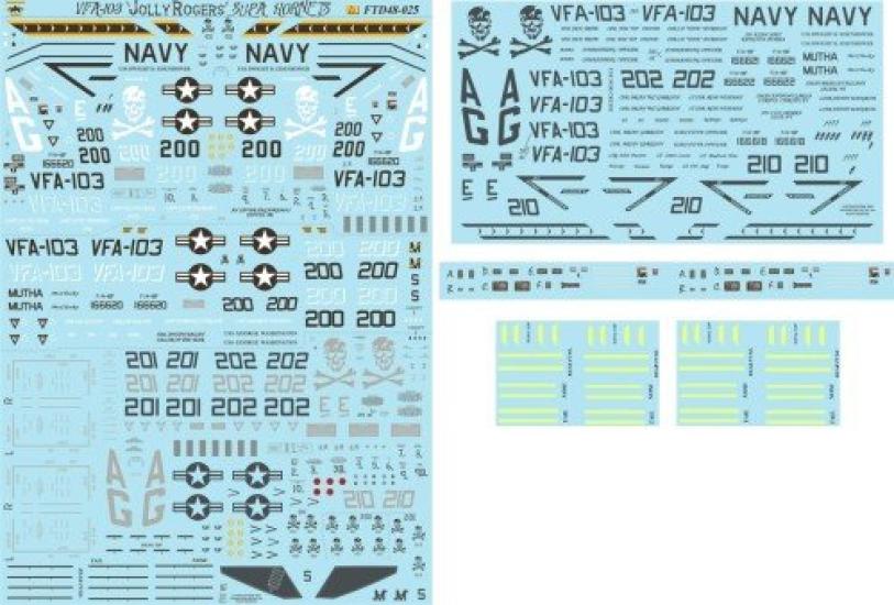 

PLATZ Super Hornet FTD48-025 F/A-18F VFA-103