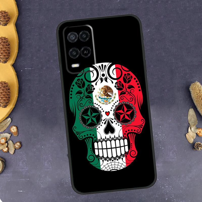 Mexican Skull Girl Tattooed Art Phone Case For Oppo A79 A18 A38 A58 A78 A98 A17 A40 A60 A80 A16 A76 A96 A15 A74 A94 A54 A77