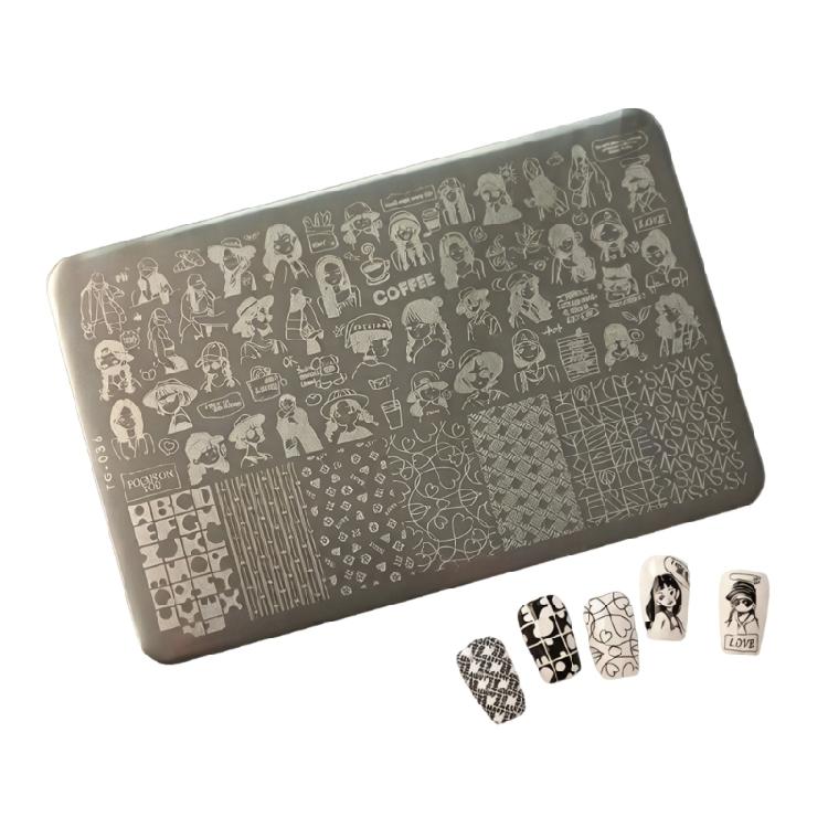 

Easy to Use Silicone Nail Transfer Stamp with Stainless Steel Base for Quick Accurate Application Various Designs 1
