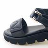 Lightweight Padded Sandals Ashinaga Japanese Shoe Size [Uncle Ashinaga] (AS_1310235)/Uncle Ashinaga/Uncle (Black, Dimensions, Adult, Number, 22.5 Cm)