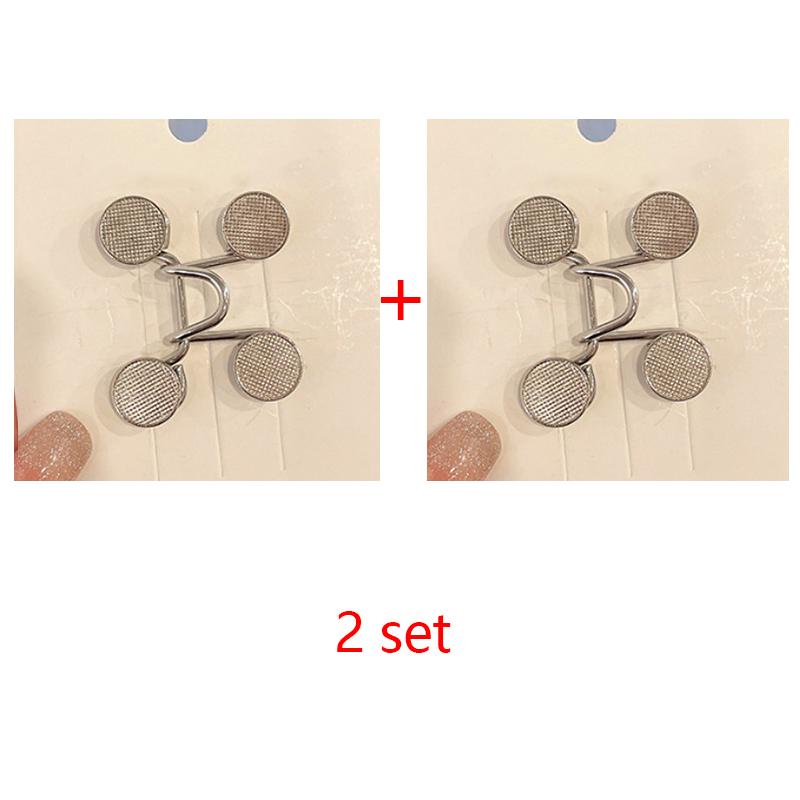 Spille in metallo per pantaloni e gonne da donna, jeans, clip per vita regolabile, accessori per abbigliamento, cucito, set di spille da donna, spille per stringere la vita