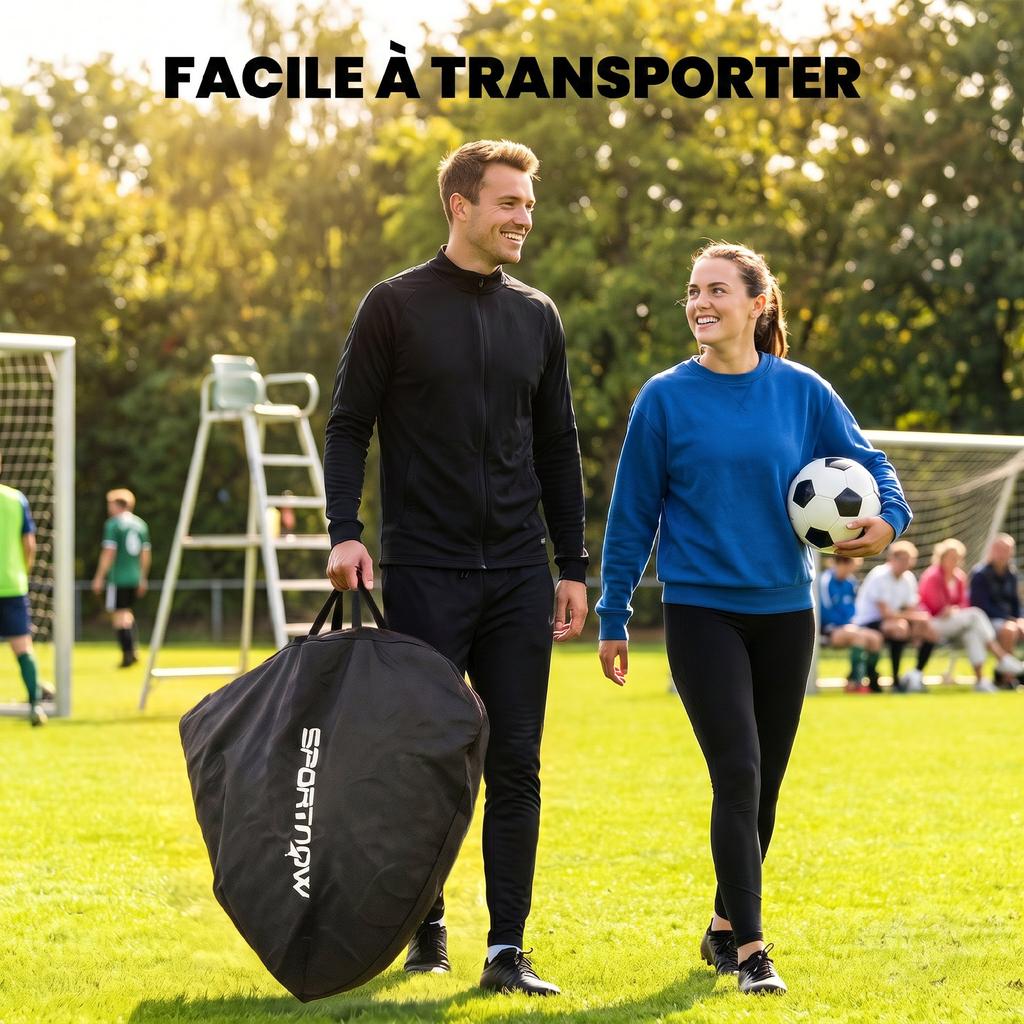 Pop-Up Football Goal, 150 x 110 x 110 cm, Yellow