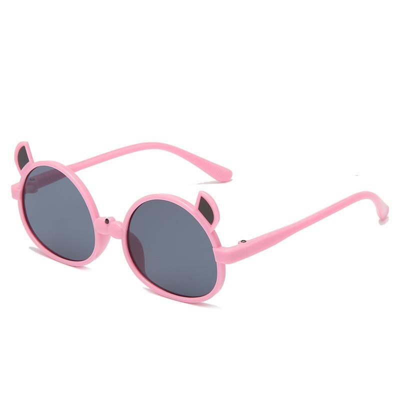 

Cute Cat Ear Kids Sunglasses, Lovely Cartoon Design, Unisex, Uv400 Protection Baby Sunglasses 8827 розовый