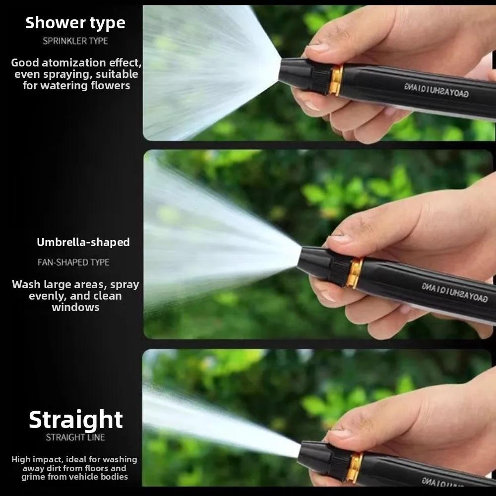 Household High Pressure Spray Gun Diamond Shaped Nozzle Practical Tool for Car Cleaning Garden Watering Daily Washing Work