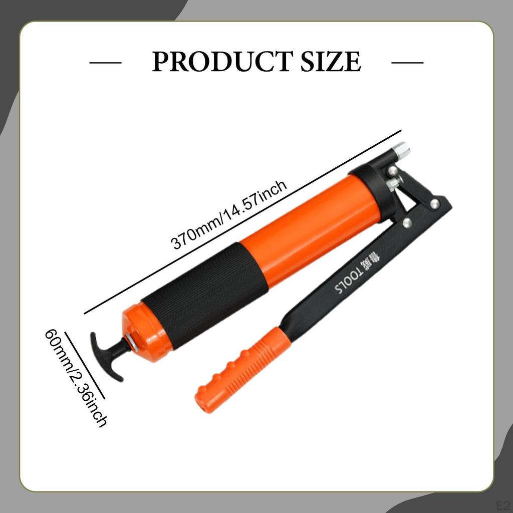 Handheld Tool Leakproof Heavy Duty Easy to Use Lubrication High Pressure for Workshop Garage