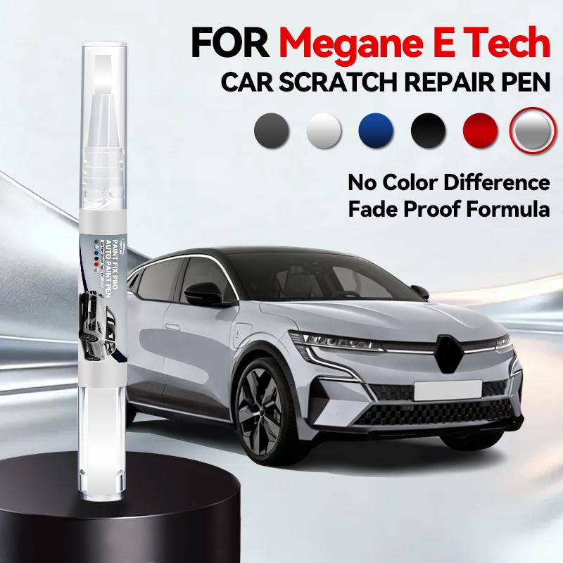 For Renault Megane E-Tech Car Paint Repair Pen Touch Up Scratch Remover DIY Auto Accessories Black White Blue Red 578 NNP Grey