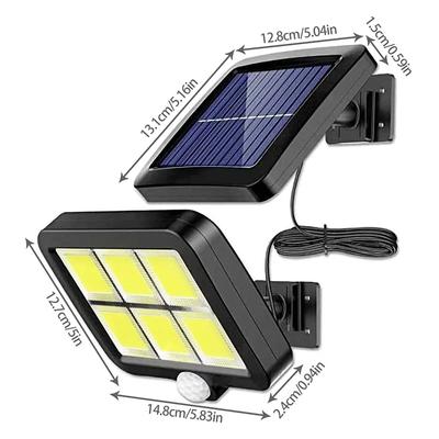 Outdoor Motion Sensor Solar Light Rechargeable 1/4/6 COB Solar Wall Lights Waterproof Emergency Street Garden Porch LED Lightin