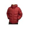 Salomon Solid Color Hooded Zipper Long Sleeve Down Jacket Unisex Outerwear Dark-Red LC2580700