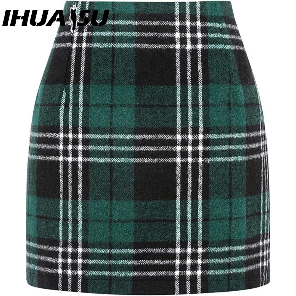 IHUASU Women's Fashion Casual Summer Spring Skirt