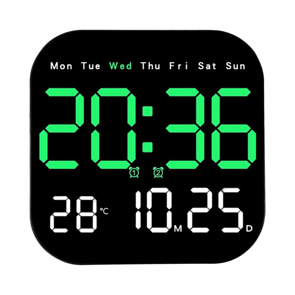 Same Screen Display LED Wall Clock Day Countdown Function