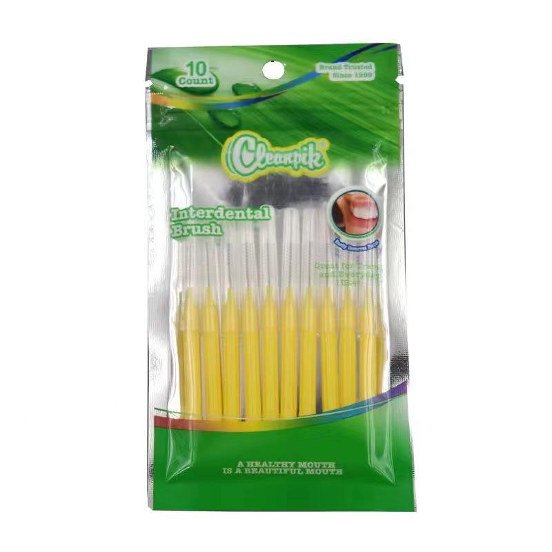 

Ортодонтическая межзубная щетка с мягкой щетиной для очистки промежутков и ухода за деснами