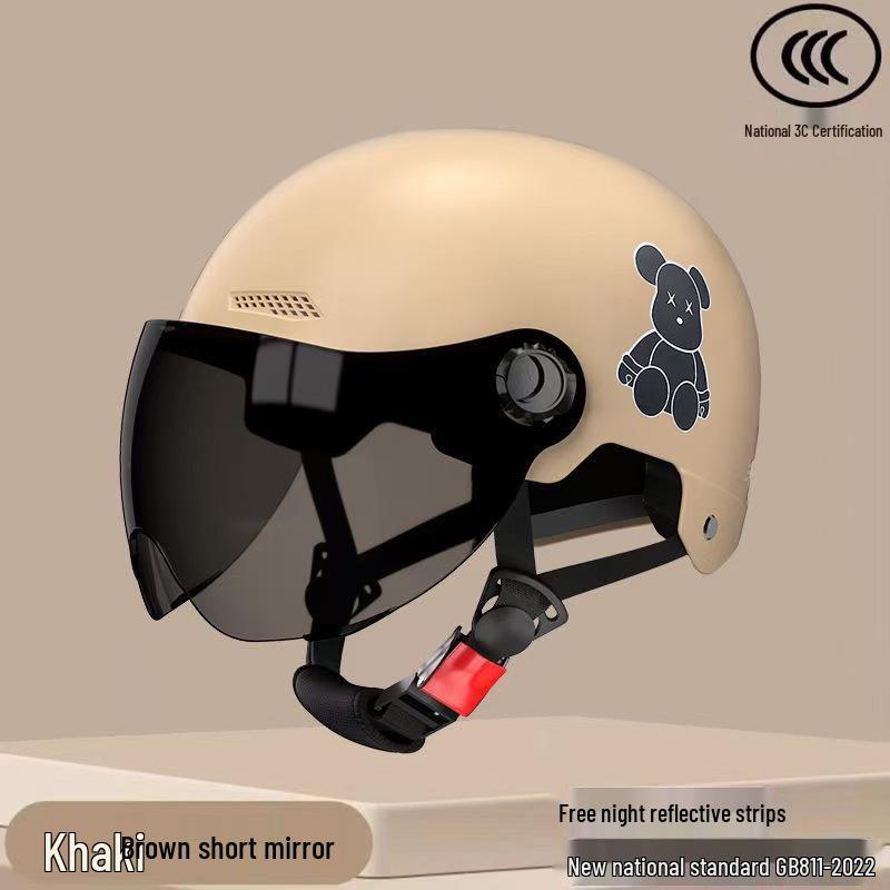 Casco Eléctrico Unisex para Bicicleta y Patinete Certificado 3C, Seguro y Ajustable, Protección Solar, Uso en Todas las Estaciones