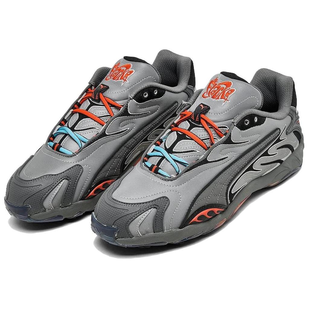 PUMA X A$AP Rocky Inhale Unisex Reflective Silver Black Red Low Top Lifestyle Sneakers 405383-01