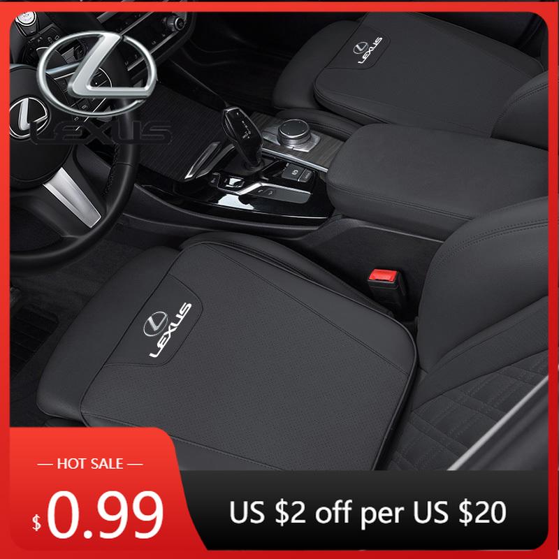 Interior Stickers Car Seat Cushion Leather Soft Pad 6CM Thick Sponge Cushioning For Lexus F-SPORT ES RX NX LS UX LM LX GX LC RZ
