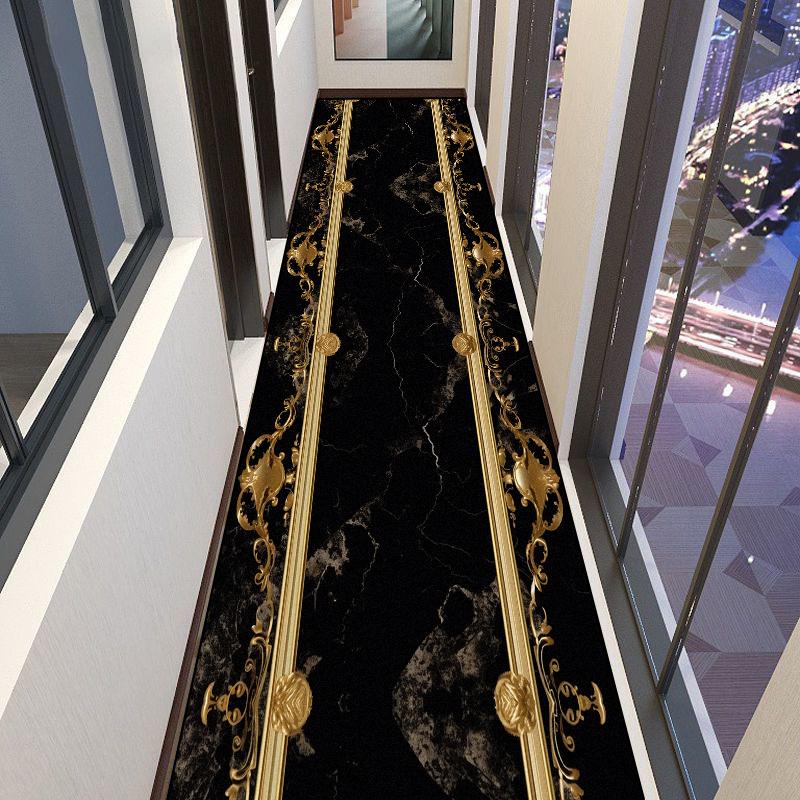 Home Long Corridor Carpet Modern Runner Hallway Carpets Hotel Hall Luxury Floor Mat Non-slip Room Doorway Aisle Rug Customizable