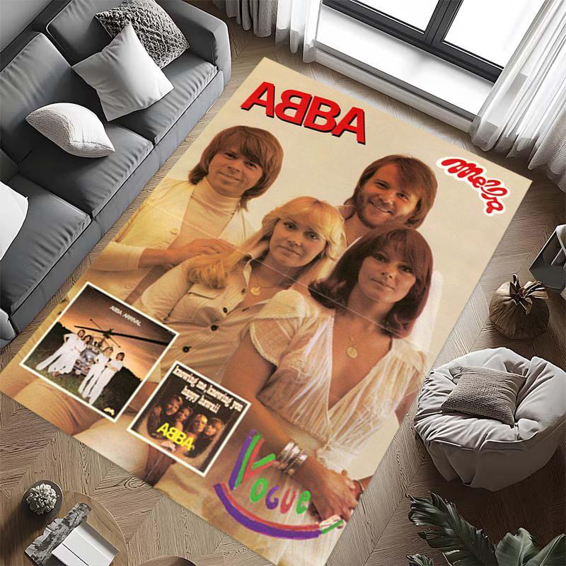 ABBA Ikonisches Musik-Erbe Teppichbodenmatten Wohnzimmer- und Schlafzimmer-Matten Badezimmer-Matte Kunst Mode