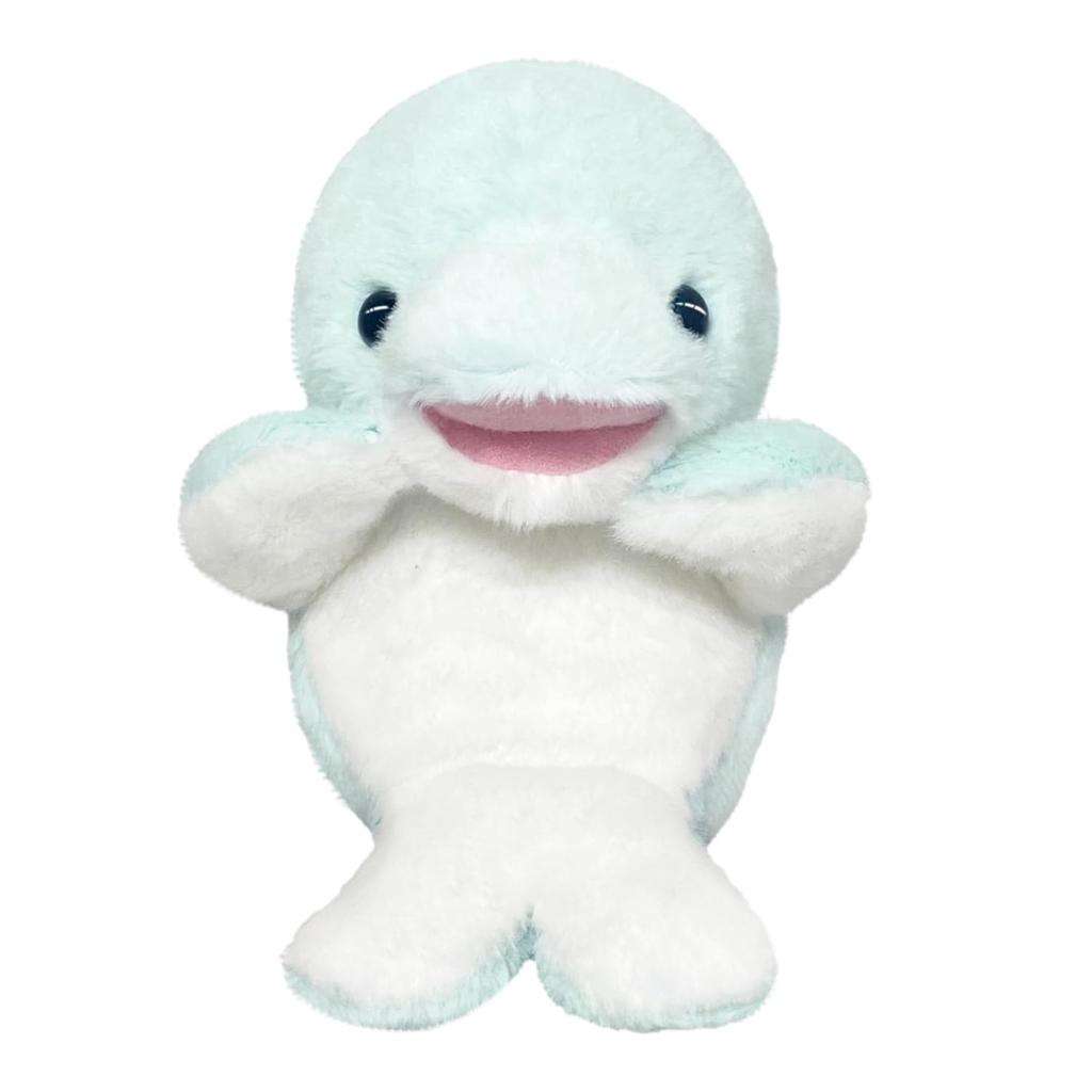 San-Ei Boeki Kyunkoro Dolphin W10×D12×H12cm Plush Toy