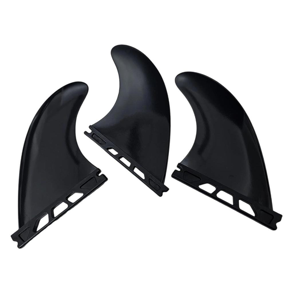 3 Pieces Surfing Surfboard Fins High Performance Portable Spare Parts Professional Premium Replacement Accessories Quick Release