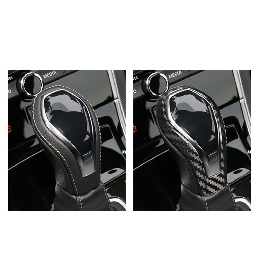 Rear Carbon Fiber Gear Shift Knob Cover Trim For Infiniti QX60 Q60 QX80 2016-22