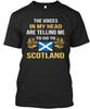 Love Scotland T-Shirt Hergestellt in den USA Größe S bis 5XL