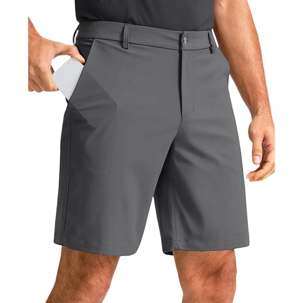 Men's Summer Loose Outdoor Sports Multi-Pocket Cargo Shorts Casual Pants Quarter Pants
