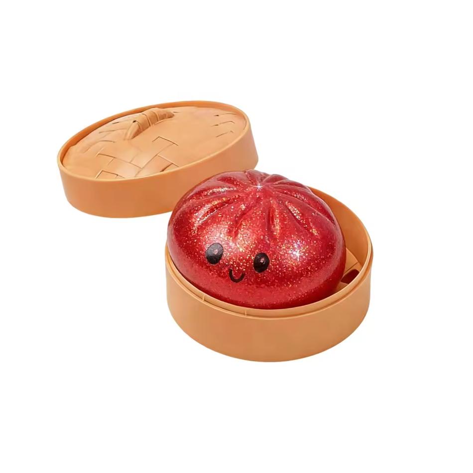 HOT Dumpling Squishy Squeeze Toy, Simulation Steamed Bun, Trending Funny Prank Stress Relief Ball, Decompression Artifact Toy