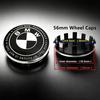 45/68/56/82/74/60/47MM Car Wheel Center Cap Hub Covers Hood Front Rear Trunk Emblem Black white Logo For BMW E46 E53 X1 X3 X5 X6 hbcp90