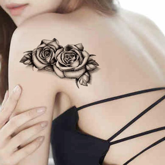 Body Tattoo Easy to Use Waterproof Convenient Flower Temporary Tattoo Sticker for Beauty