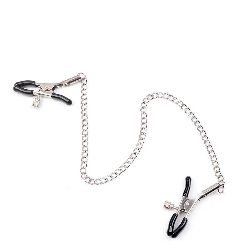 3 Style Metal Nipple Clamps With Chain Bondage Slave Nipple Labia Clitoris Stimulator Sex Toys For Women Sexy Toys