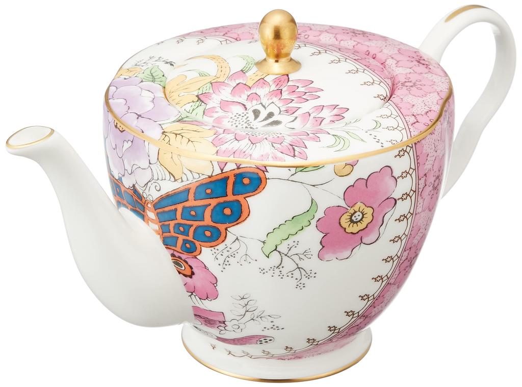 [Officially Imported] Wedgwood Butterfly Bloom Teapot, Wedding Gift, 5C107800048