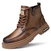 Luxusmarke Herrenstiefel Leder Klassische Outdoor-Schuhe Herren Allround Herren Casual Stiefeletten Neuankömmling Herren Schnür-Sneaker