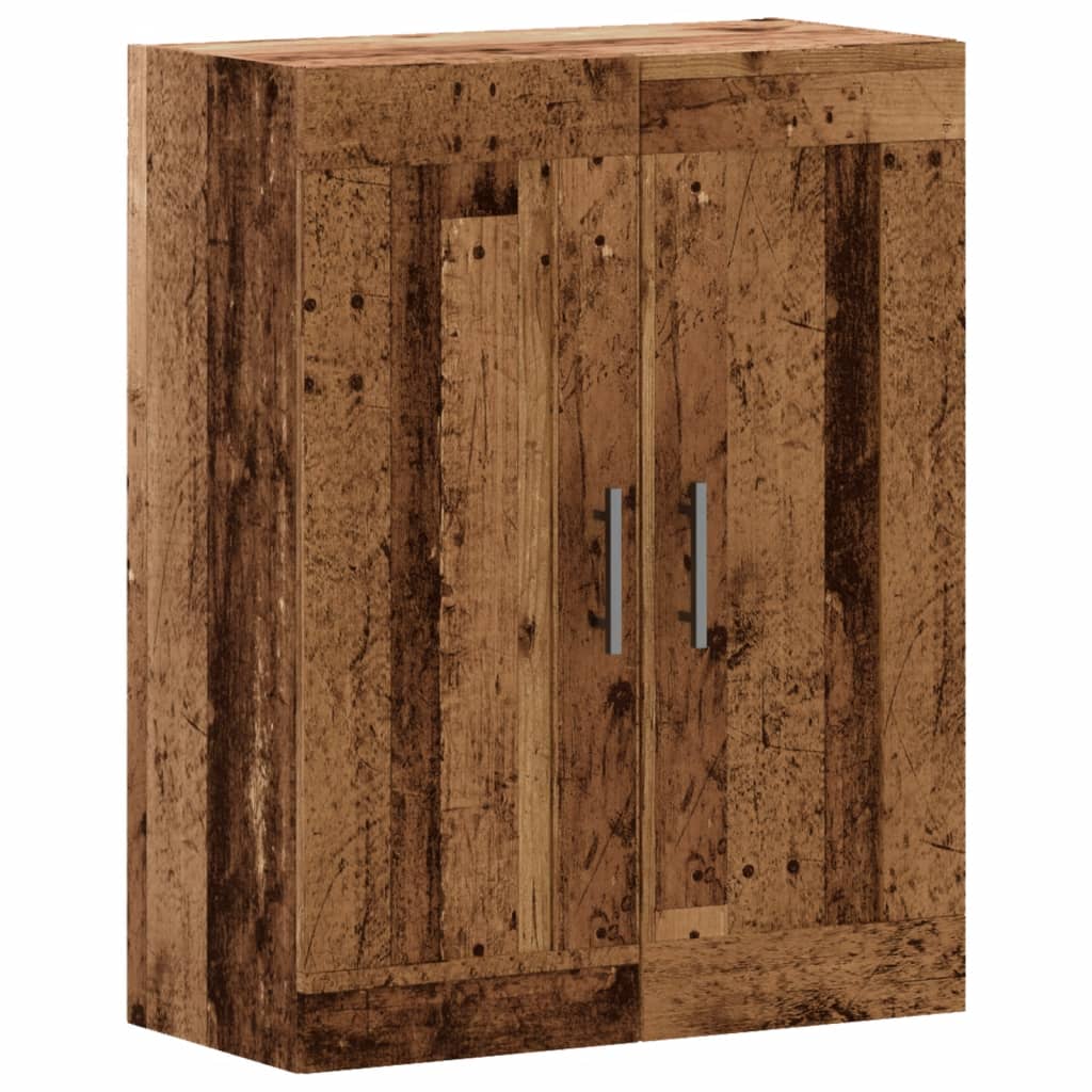 vidaXL Wall Cabinet with Vintage Wood Look 69.5 x 34 x 90 cm Wood Based Material