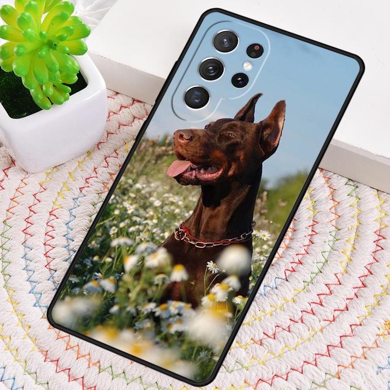 Animals Doberman Dog Phone Case for Samsung Galaxy Note 10 Pro S26 Ultra S23 S24 FE S25 S21 S22 PLUS Shockproof Cove