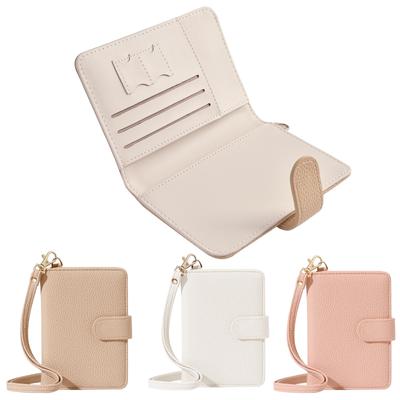 Ganve Passport Passport Cover with Portable Passport Holder with Neck Airline Ticket Stylish Faux Leather Passport Convenient for Domestic and