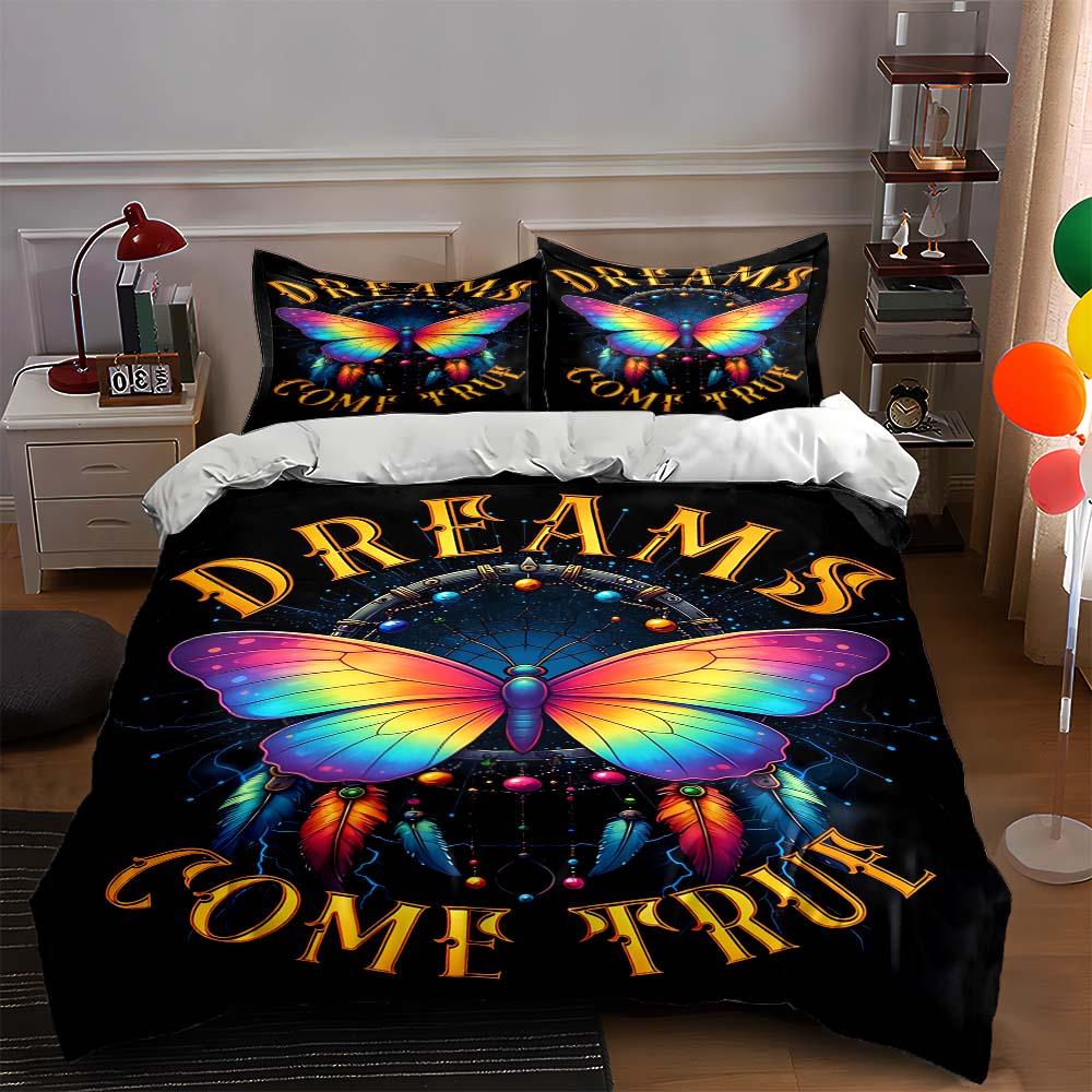 

Vibrant, butterfly, cosmic. Bedding Duvet cover sets Duvet covers Pillowcases gifts (1 * Duvet Cover 2 * Pillowcases, without duvet insert) 135x200cm