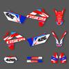 PowerZone Custom Team For GASGAS 2007 2008 2009 EC 200 250 300 350 250cc 300cc Graphics Backgrounds DecalsStickers Kit  03