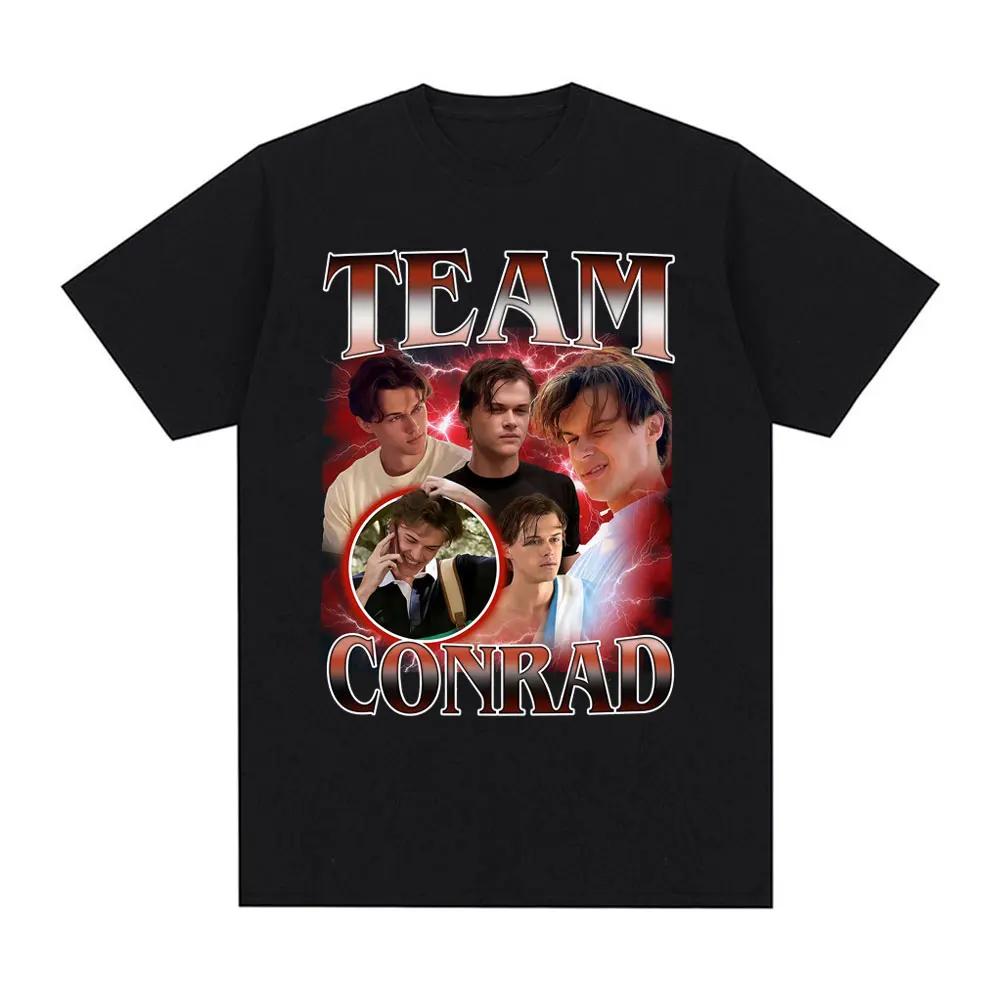 Fashion Team Conrad Cousins Beach Vintage Graphic T-Shirt Clothing Fashion Graphic T-shirt Men's and Women's Casual Loose Tops