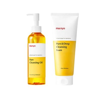 Manyo Factory Pure Cleansing Oil 200ml /Manyo Factory Pure & Deep Cleansing Foam 200ml