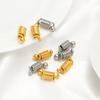 5 pezzi Oro Acciaio Inossidabile Chic Molla Spirale Filo Charms Connettori per Fai da Te Collana Gioielli Creazione Braccialetti Forniture Ingrosso
