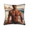 Henry cavill Pillow Cover  Funny Pillow Case For Couch Sofa Bedroom Square Pillowcases Birthday Present