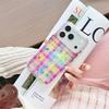 Star Plaid Semi-Transparent Case for iPhone 17, 16 Pro Max/15/14 - High-End Feel