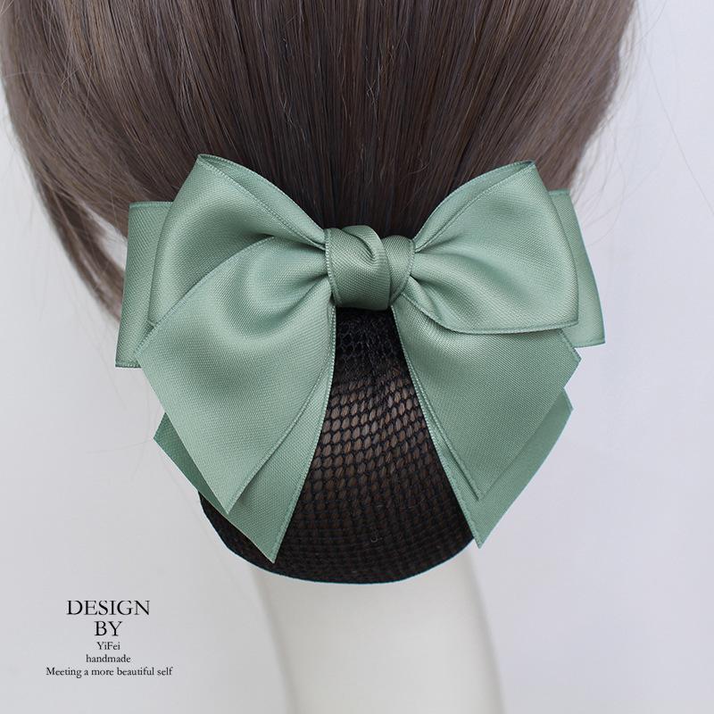 Nurse Head Flower Female Professional Hairnet Set Bank Hotel Restaurant Staff Go To Work Disc Hair Headgear Hair Accessories New Year