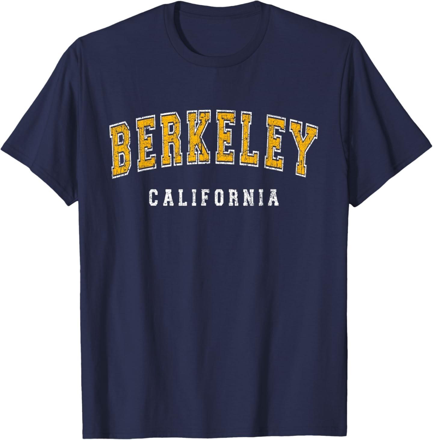 Vintage Berkeley California CA Distressed Design - Classic T-Shirt S разноцветный