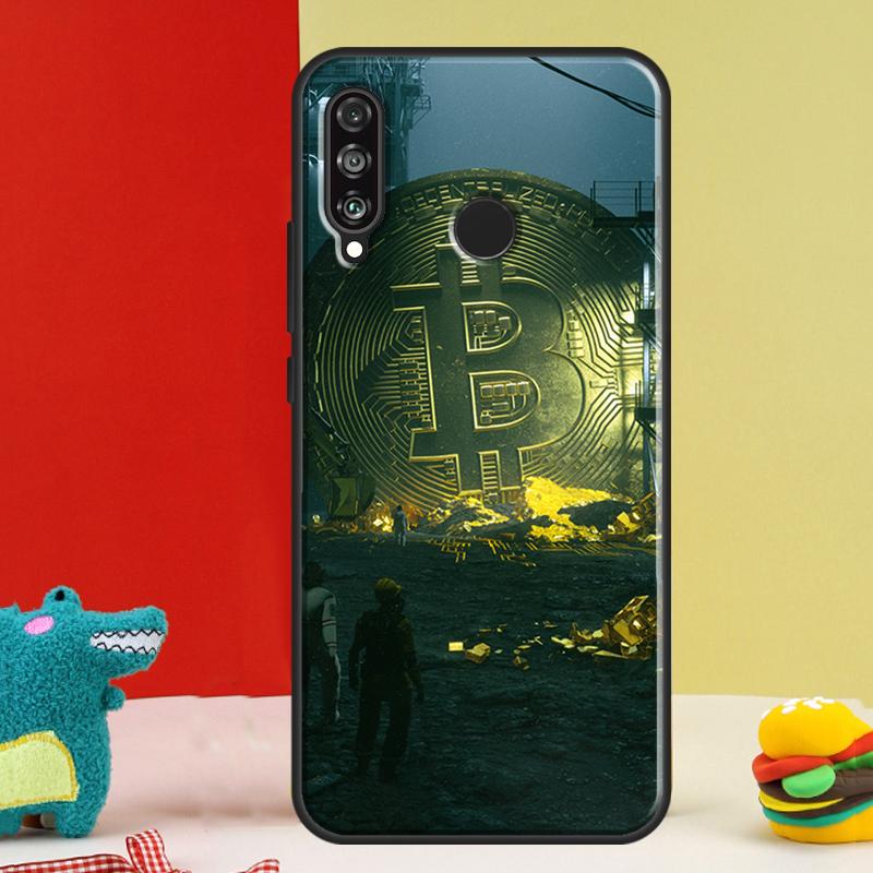 Bitcoin BTC For Huawei Nova 9 10 SE 12i 12s 11i 5T Y91 Y90 Y60 Y70 Y72 Y61 P60 Pro P20 P30 P40 Lite Case